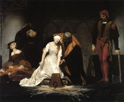 Paul Delaroche's The Execution of Lady Jane Grey (1833)